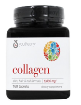 Youtheory Collagen, 6000mg, 160 Tablets